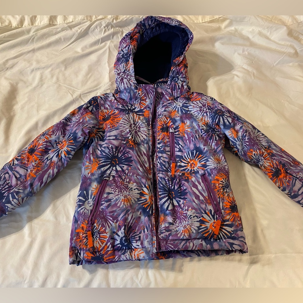 Kamik Kids Purple Winter Jacket with Hood
